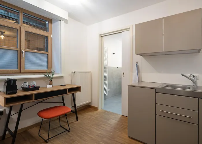 Dreamcation Altstadthotel - Mikro Mit Kueche & Self Check-in 아파트호텔 레겐스부르크